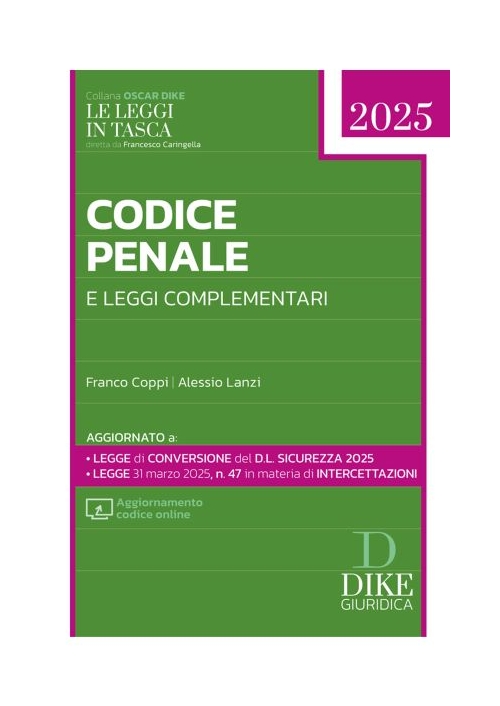 CODICE PENALE 2025