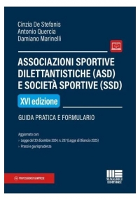 ASSOCIAZIONI SPORTIVE DILETTANTISTICHE (ASD) E SOCIETA' SPORTIVE (SSD)