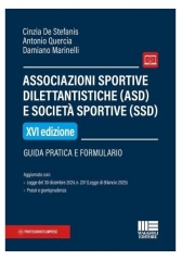 Associazioni Sportive Dilettantistiche (Asd) E Societa' Sportive (Ssd) Associazioni Sportive Dilettantistiche (Asd) E Societa' Sportive (Ssd)