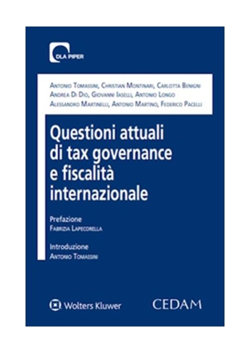QUESTIONI ATTUALI DI TAX GOVERNANCE E FISCALITÀ INTERNAZIONALE
