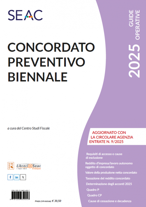 CONCORDATO PREVENTIVO BIENNALE 2025