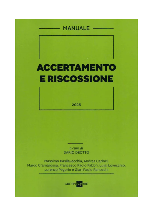 MANUALE ACCERTAMENTO E RISCOSSIONE 2025