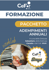 Pacchetto Worklab: Adempimenti annuali | Offerta Cefor Days
