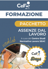 Pacchetto Worklab: Assenze Dal Lavoro - Seconda Edizione | Offerta Cefor Days Pacchetto Worklab: Assenze Dal Lavoro - Seconda Edizione | Offerta Cefor Days