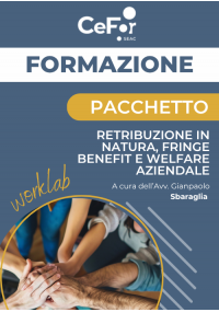 Pacchetto Worklab: Retribuzione in natura, Fringe Benefit e Welfare Aziendale