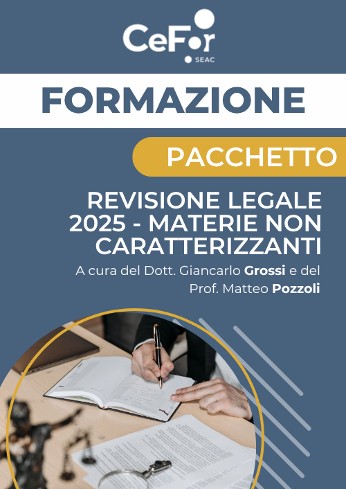 REVISIONE LEGALE 2025: MATERIE NON CARATTERIZZANTI