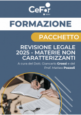 Revisione Legale 2025: Materie Non Caratterizzanti