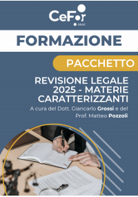 REVISIONE LEGALE 2025 - MATERIE CARATTERIZZANTI