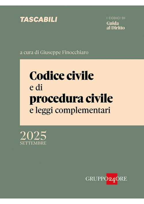 CODICE CIVILE E PROCEDURA CIVILE ED. 2025