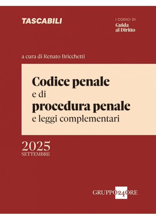 CODICE PENALE E PROCEDURA PENALE ED. 2025