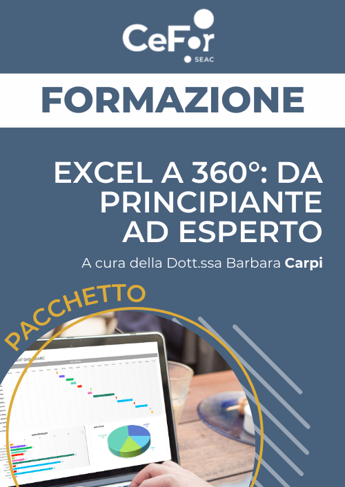 Excel a 360°: da principiante ad esperto