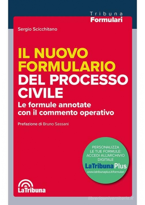 FORMULARIO DEL NUOVO PROCESSO CIVILE