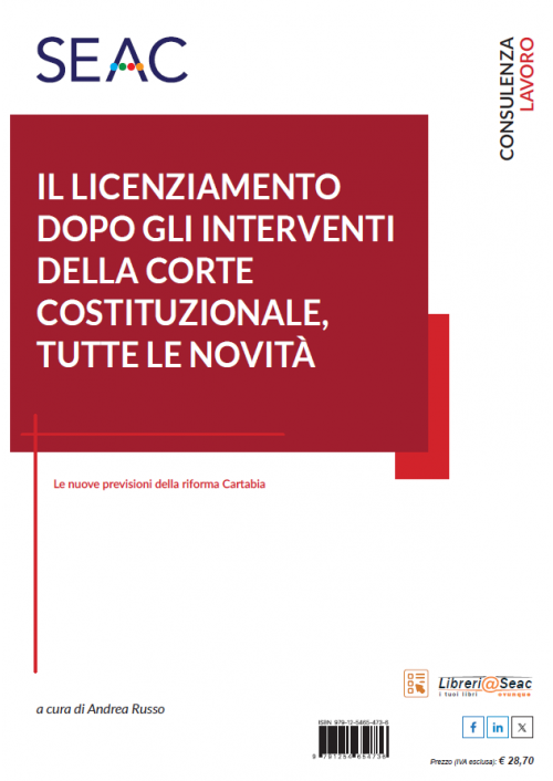 IL LICENZIAMENTO DOPO GLI INTERVENTI DELLA CORTE COSTITUZIONALE