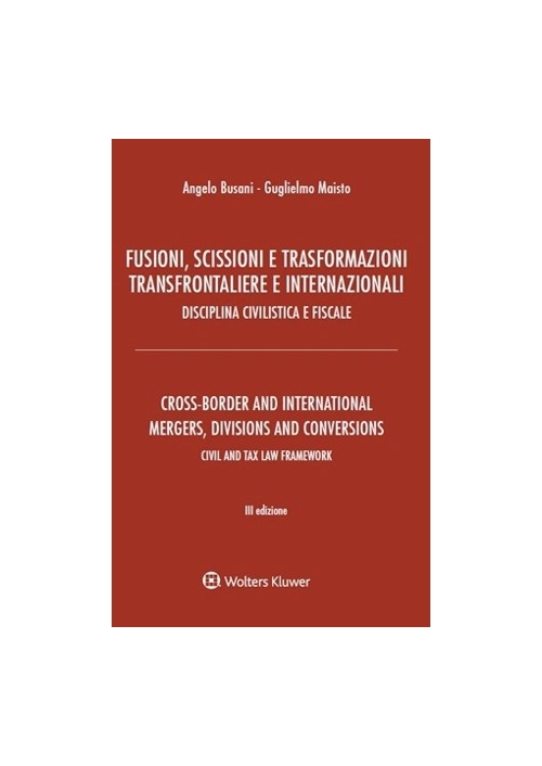 FUSIONI, SCISSIONI E TRASFORMAZIONI TRANSFRONTALIERE E INTERNAZIONALI