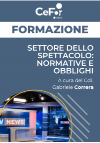 Settore dello Spettacolo: normative e obblighi