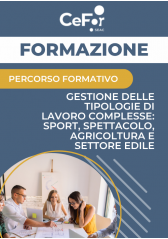 Gestione Delle Tipologie Di Lavoro Complesse: Sport, Spettacolo, Agricoltura E Settore Edile