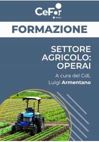 Settore agricolo: operai