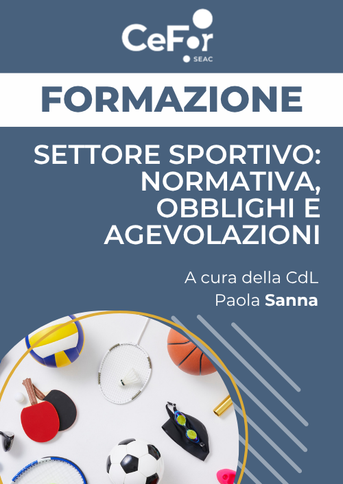 Settore Sportivo: Normativa, Obblighi e Agevolazioni