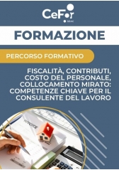 Fiscalità, Contributi, Costo Del Personale, Collocamento Mirato: Competenze Chiave Per Il Consulente Del Lavoro