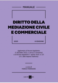 DIRITTO DELLA MEDIAZIONE CIVILE E COMMERCIALE