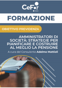 Amministratori di Società: strategie per pianificare e costruire al meglio la pensione