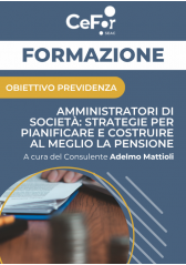 Amministratori Di Società: Strategie Per Pianificare E Costruire Al Meglio La Pensione Amministratori Di Società: Strategie Per Pianificare E Costruire Al Meglio La Pensione