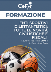 Enti Sportivi Dilettantistici: Tutte Le Novità Civilistiche E Fiscali Enti Sportivi Dilettantistici: Tutte Le Novità Civilistiche E Fiscali