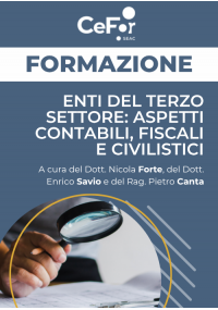 Enti del Terzo Settore: aspetti contabili, fiscali e civilistici