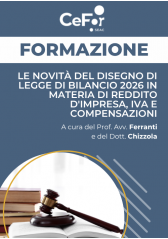 Le Novità Del Disegno Di Legge Di Bilancio 2026 In Materia Di Reddito D'impresa, Iva E Compensazioni Le Novità Del Disegno Di Legge Di Bilancio 2026 In Materia Di Reddito D'impresa, Iva E Compensazioni