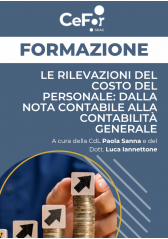 Le Rilevazioni Del Costo Del Personale: Dalla Nota Contabile Alla Contabilità Generale - Ed. Marzo