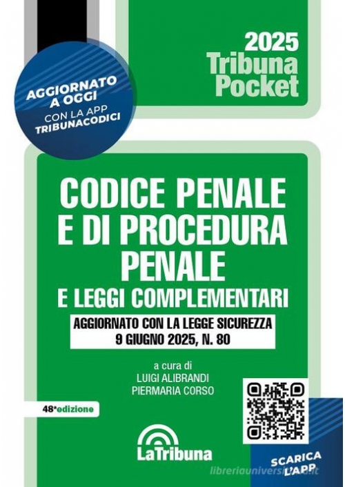 CODICE PENALE E DI PROCEDURA PENALE