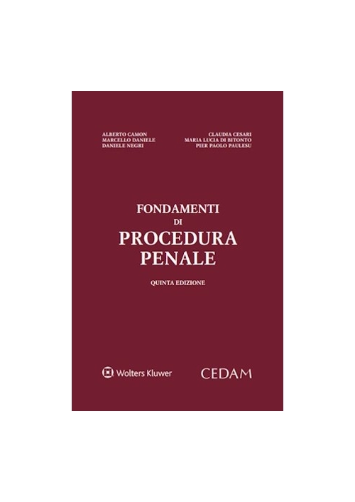 FONDAMENTI DI PROCEDURA PENALE