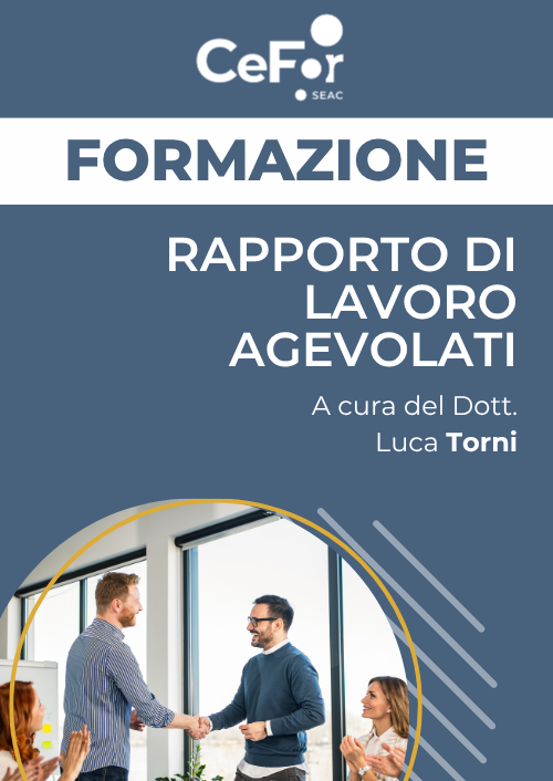 Rapporti di Lavoro Agevolati