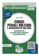 Codici Penali Militari E Ordinamento Militare 2025