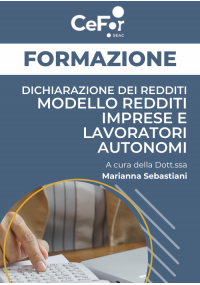 Dichiarazione dei Redditi | Modello Redditi Imprese e Lavoratori Autonomi - Ed. Aprile
