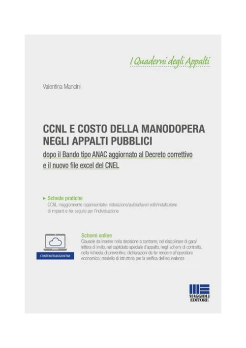 CCNL E COSTO DELLA MANODOPERA NEGLI APPALTI PUBBLICI