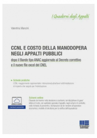 CCNL E COSTO DELLA MANODOPERA NEGLI APPALTI PUBBLICI