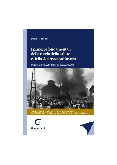 I PRINCIPI FONDAMENTALI DELLA TUTELA DELLA SALUTE E DELLA SICUREZZA SUL LAVORO