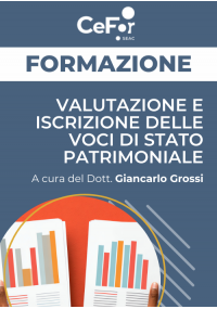 Valutazione e iscrizione delle voci di stato patrimoniale