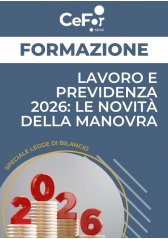 Lavoro E Previdenza 2026: Le Novità Della Manovra
