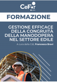 Gestione efficace della congruità della manodopera nel Settore Edile - Ed. Novembre