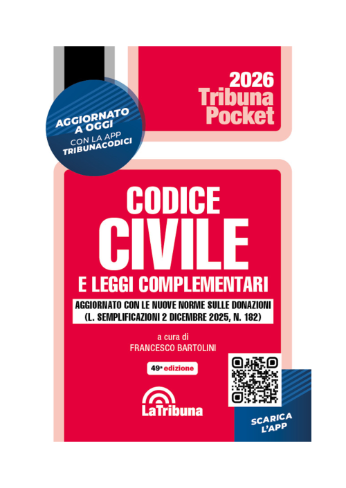 CODICE CIVILE E LEGGI COMPLEMENTARI