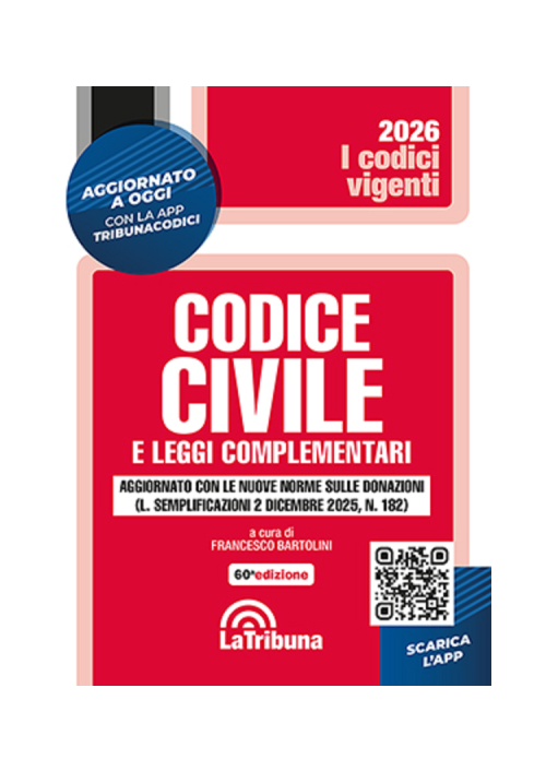 CODICE CIVILE 2026