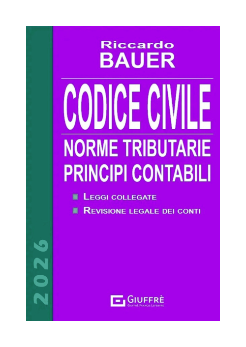 CODICE CIVILE 2026 BAUER