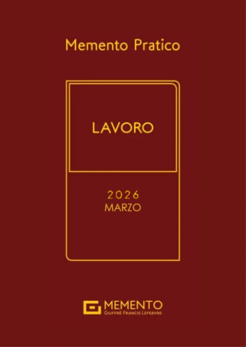 MEMENTO LAVORO 2026 - Edizione di Marzo
