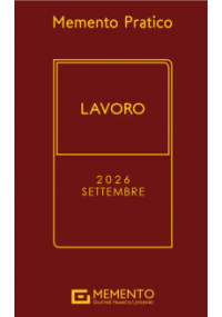 MEMENTO LAVORO 2026 - Edizione di Settembre