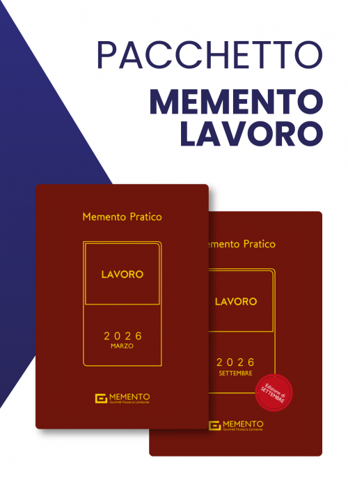 MEMENTO PRATICO LAVORO 2026 - Edizioni di Marzo + Settembre