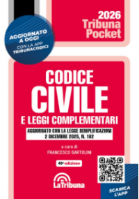CODICE CIVILE E LEGGI COMPLEMENTARI 2026