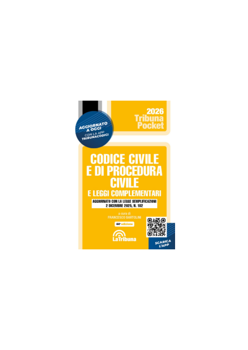 CODICE CIVILE E DI PROCEDURA CIVILE