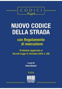 NUOVO CODICE DELLA STRADA 2026